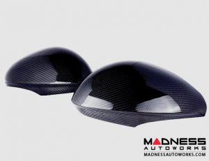 Alfa Romeo Stelvio Mirror Covers - Carbon Fiber - Caps - Feroce Carbon